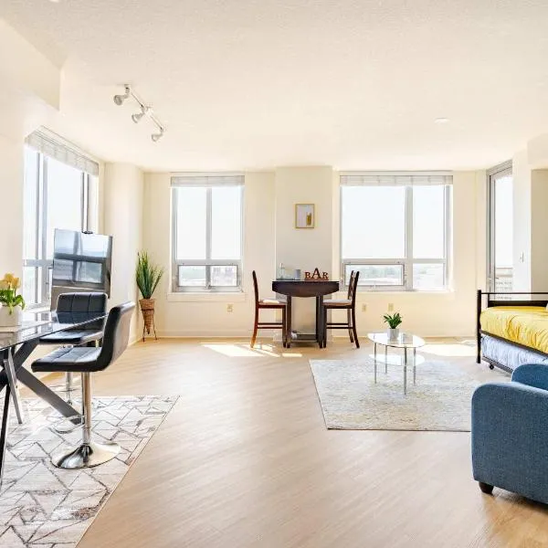 DTSS LuxePad 2BED 2BATH Washington DC Balcony Views, Gym, Pool, Free Parking, ξενοδοχείο σε Silver Spring