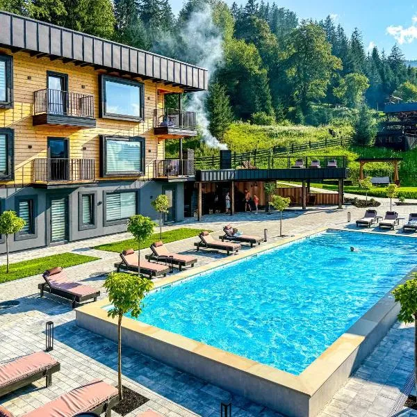 Green hills, hotel in Verkhovyna