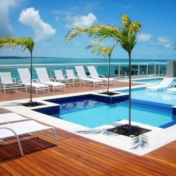 Apartamento quarto e sala para 4 hóspedes a beira mar - Foto 4