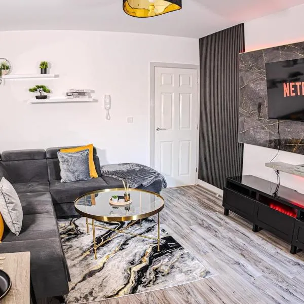 Modern 1 Bed Stay Near Etihad Stadium & Coop Live, hotel in Manchester