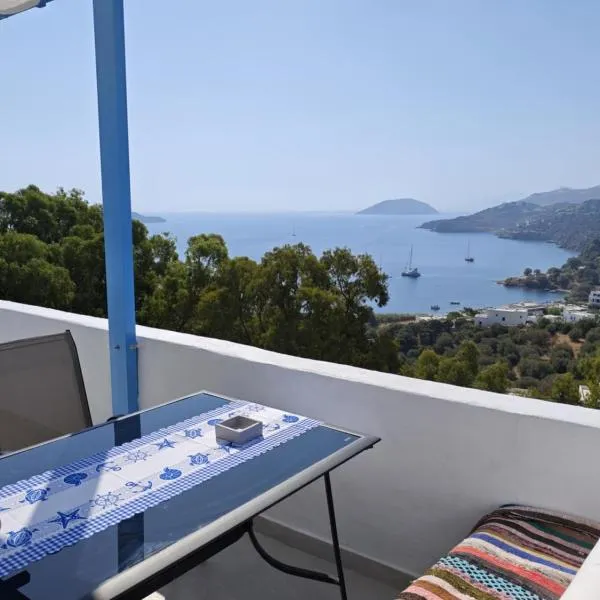 Monopetra View Leros, hotel in Vromolithos