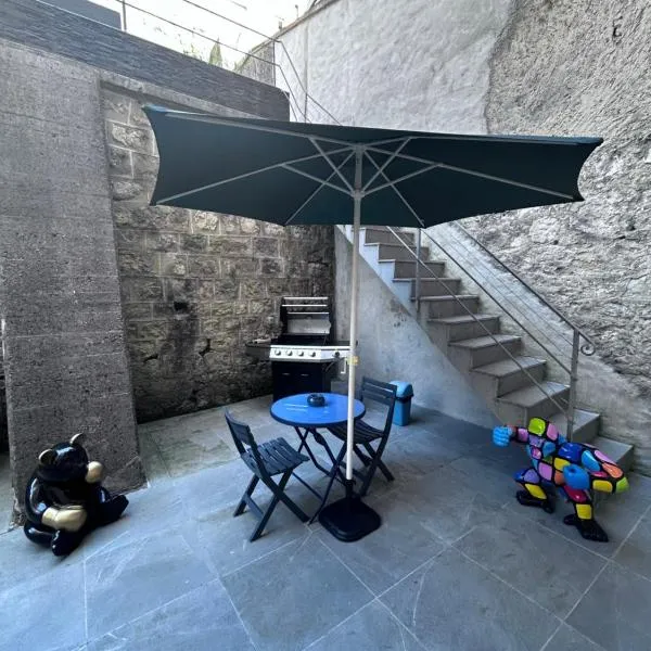L azur jurassien appartement cosy avec terrasse, hotel in Saint-Claude