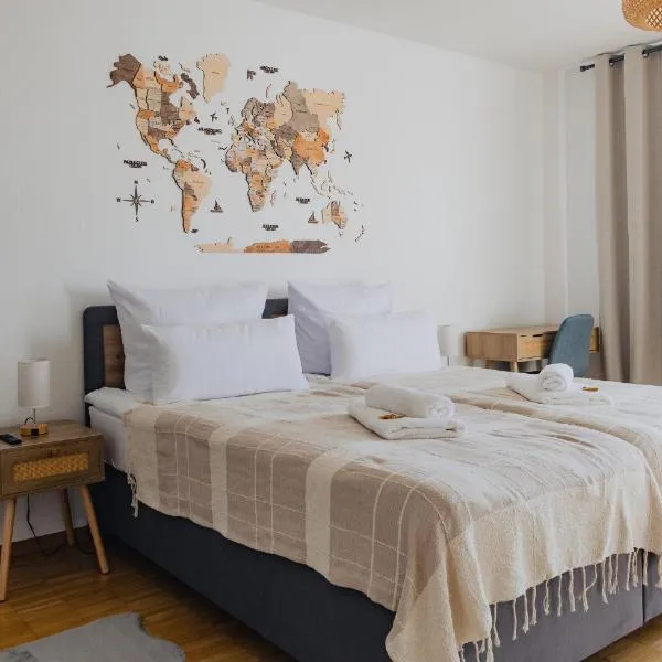 ATLAS Apartment Dinslaken, 3 Zimmer, Zentrum, Nähe Bahnhof, Balkon, hotel in Dinslaken
