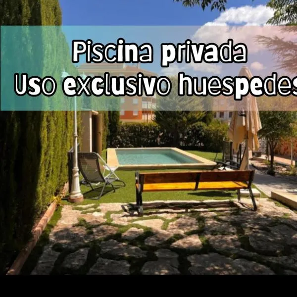 Rural EL METGE Biar-Piscina Privada-Barbacoa-Calefacción-Chimenea, hotel em Biar
