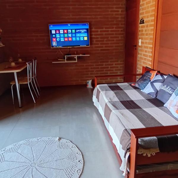 Chalé até 4 pessoas Ar quente e frio em 2 ambientes Experiência que vai te surpreender Leiam as avaliações - Foto 2