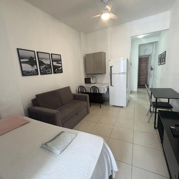 Studio completo ENTRADA pela PRAIA DE COPACABANA, com ar, wifi, netflix, até 4 pessoas, pauloangerami AA3806 - Foto 3