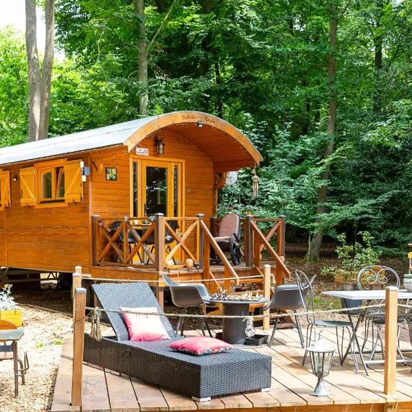 Roulotte Les Deux Geais, hotel em Sainte-Opportune-du-Bosc