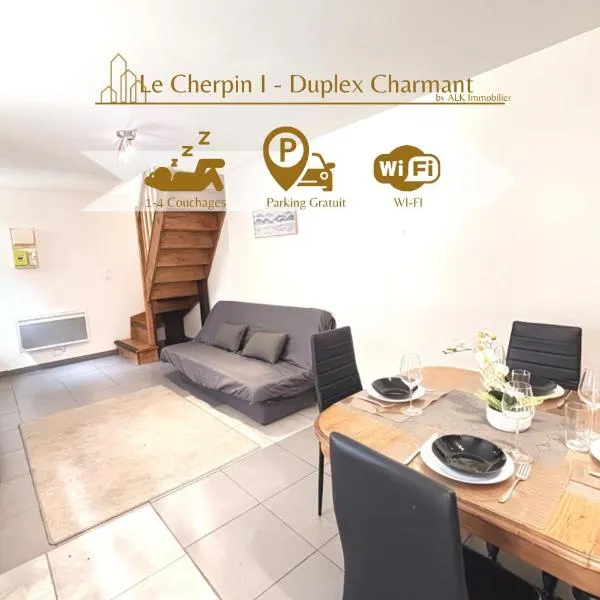 Le Cherpin I Duplex charmant, hotel v destinaci Roanne