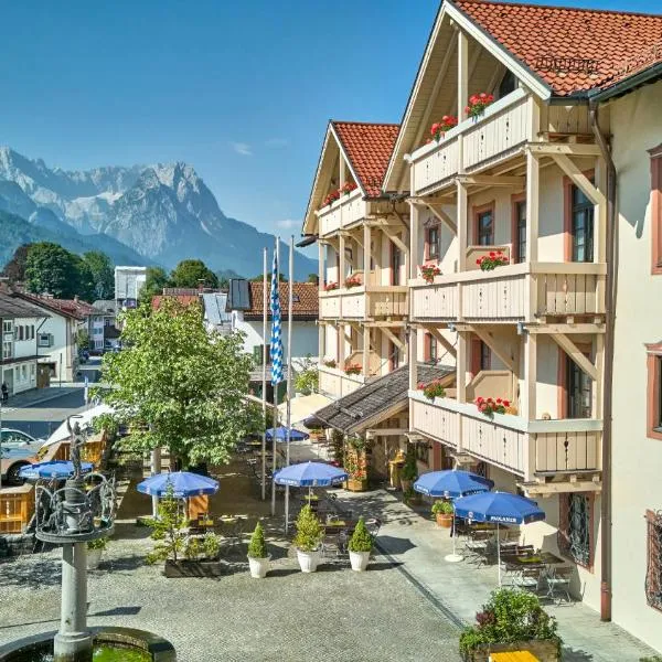 Hotel Drei Mohren, hotel en Garmisch-Partenkirchen