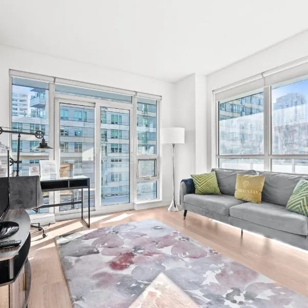 Viesnīca Modern New 2Bd 2Ba &Den Condo with Balcony Toronto
