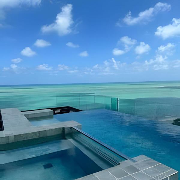 Estúdio Luxo Vista Mar c/Borda Infinita no Rooftop /Ocean View Studio w Infinity Rooftop /NEWTIME MACEIÓ