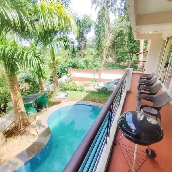 Luxury 3BHK Villa with Private Swimming Pool near Candolim, hotel in Marmagao