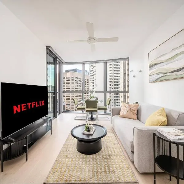 1BD Apt with Sofa bed in Queen's Wharf - Level 17 with City view, Hotel in Brisbane