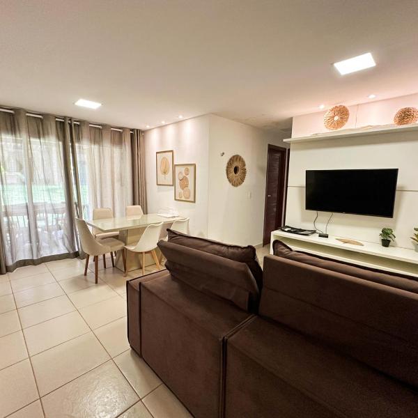 Apartamento com piscina, varanda e garagem em Pipa - Foto 2