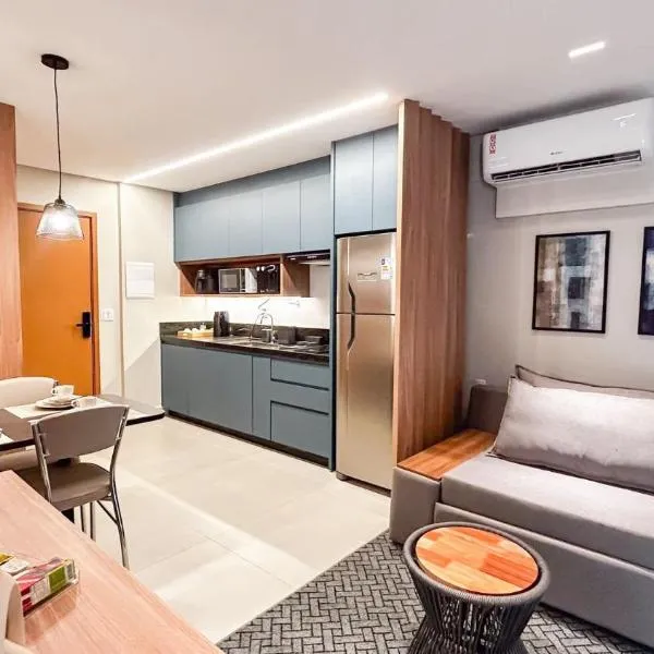 #1704 S# Lindo Flat decorado mobiliado- St. Bueno, hotel in Goiânia