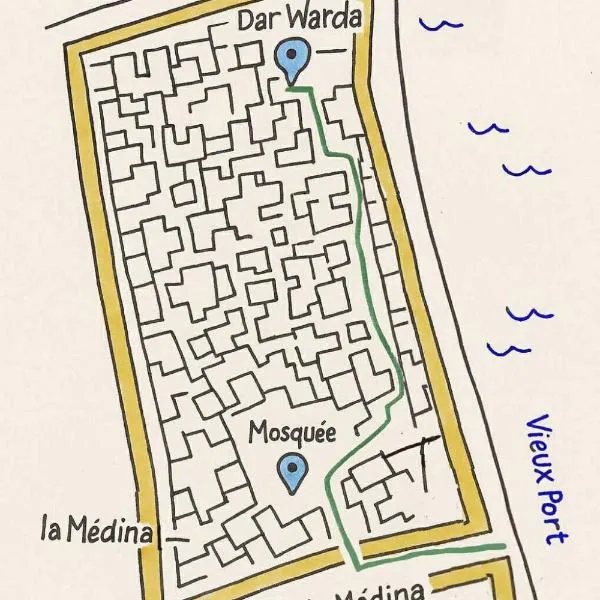 Dar Warda, hotel en Bizerta
