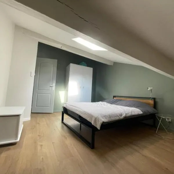 Une chambre double ou une suite parentale dans appartement cosy-chic, hotel in Mâcon