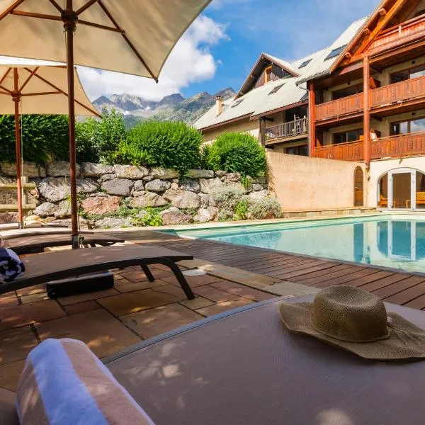 Alliey & Spa Piscine Appart-hôtel Serre chevalier, hotel em Le Monêtier-les-Bains