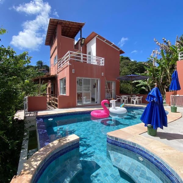 Casas Paraíso Morro Casa Familiar 4 Quartos com Churrasco e Piscina
