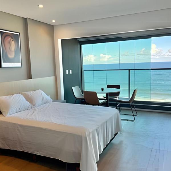 Lindo studio com vista mar