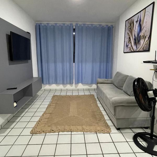 Apto 2 quartos para até 6 pessoas, com ar