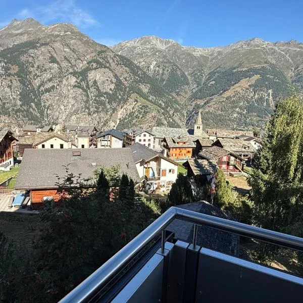 Appartement in 1700m mit Traumblick, hotel in Grächen