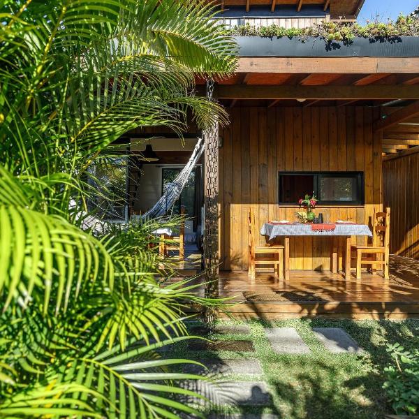 EcoHouse intimista e jardim tropical à 200m praia