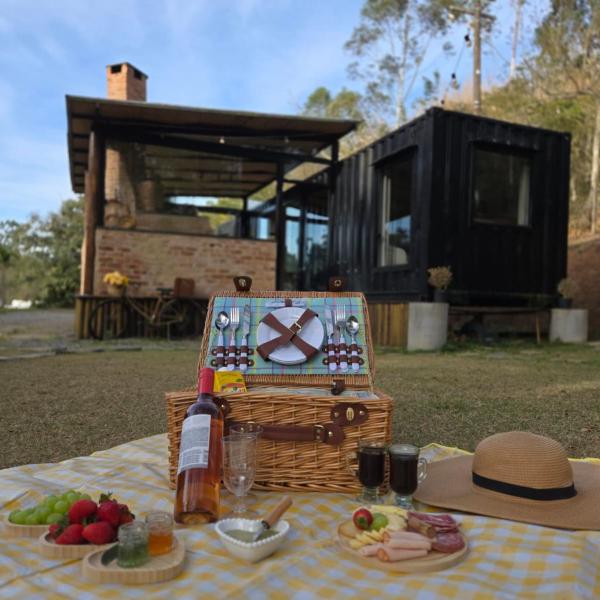 Casa Container com Hidro ao Ar Livre e Vista para a Natureza Miguel Pereira - Foto 5