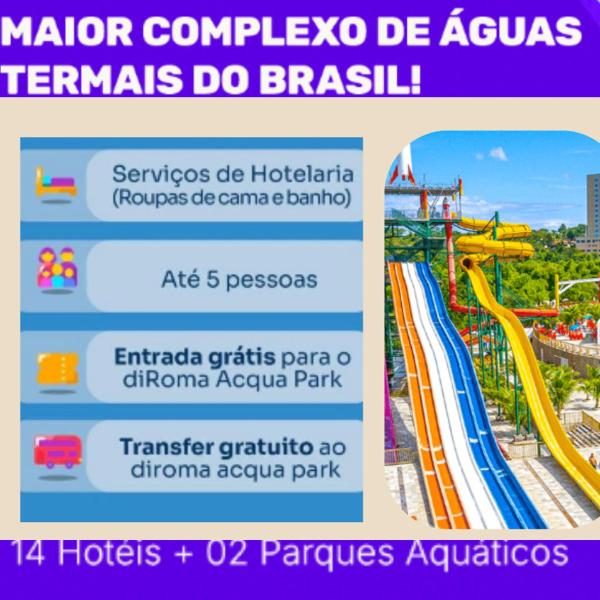 CALDAS NOVAS - COM ACESSO GRATUÍTO Ao ACQUA PARK