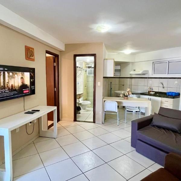 Terrazzo 110 Ponta Negra Praia Flat - NBI - 54 m2 - Smart Tv - Foto 5