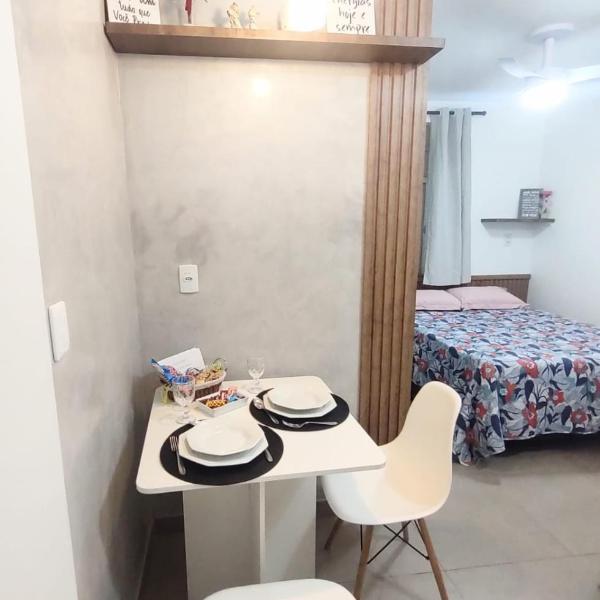 Studio Completo com Ar Condicionado, Smart TV e Garagem em Nazaré, Salvador-BA