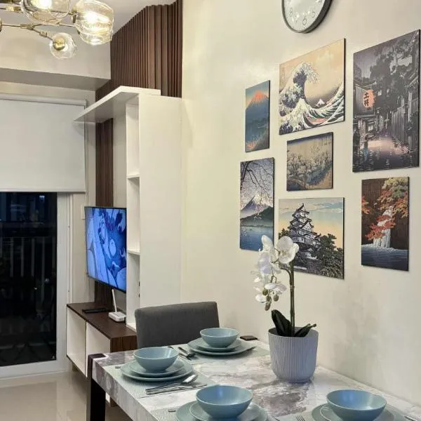 Dare Space Iloilo Anime-Balcony-Netflix-WiFi, hotell i Iloilo City