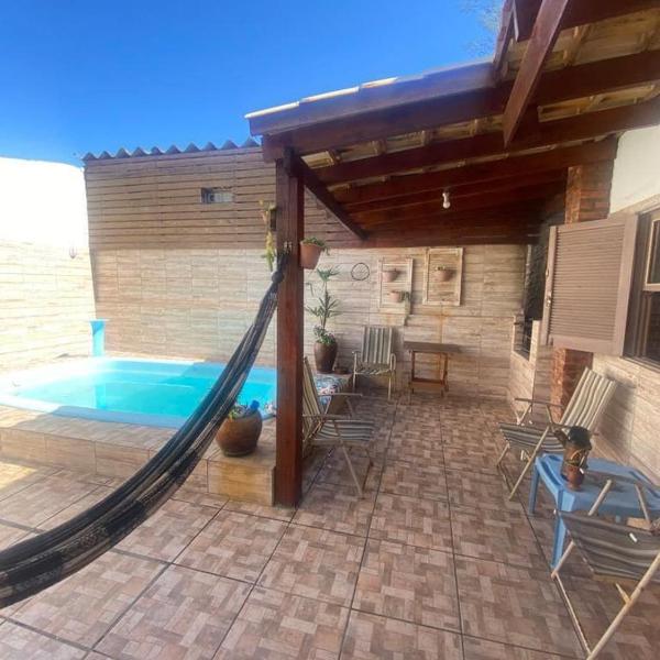 Casa em Pinhal com piscina e lareira