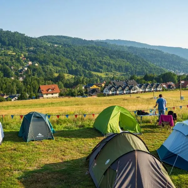 Zwalisko Camper Park Parcela na Namiot, hôtel à Szczyrk