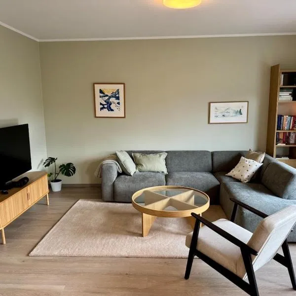 Centrally located spacious 2BR apartment with view, hotell i Tromsö