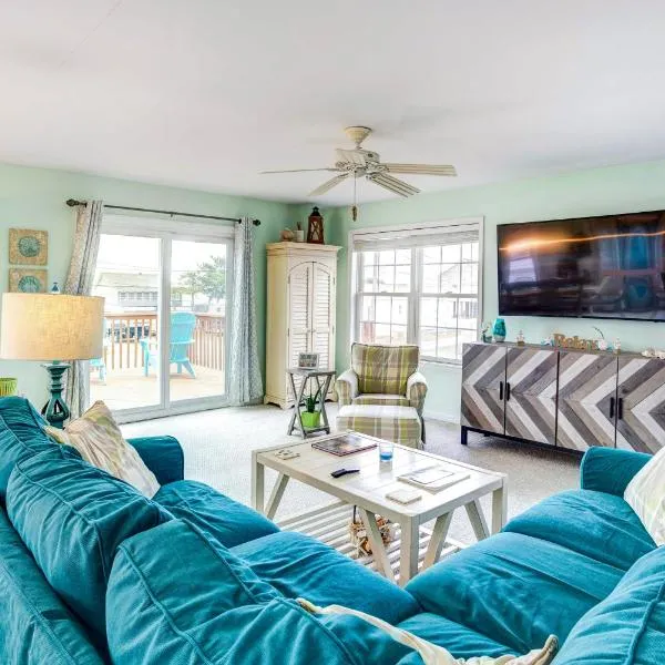 Bowers Beach Vacation Rental 2 Blocks Away!, hotel in Frederica