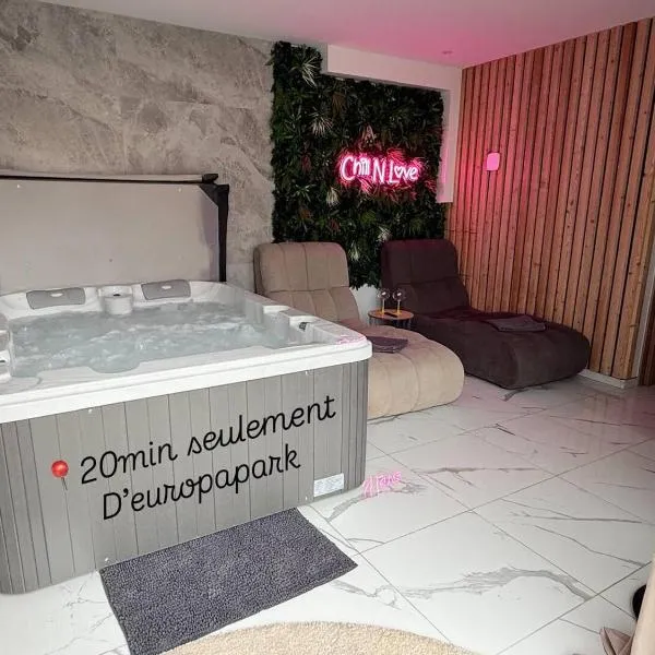 Chill N Love prox EuropaPark et Rulantica Strasbourg Colmar, hotel di Rossfeld