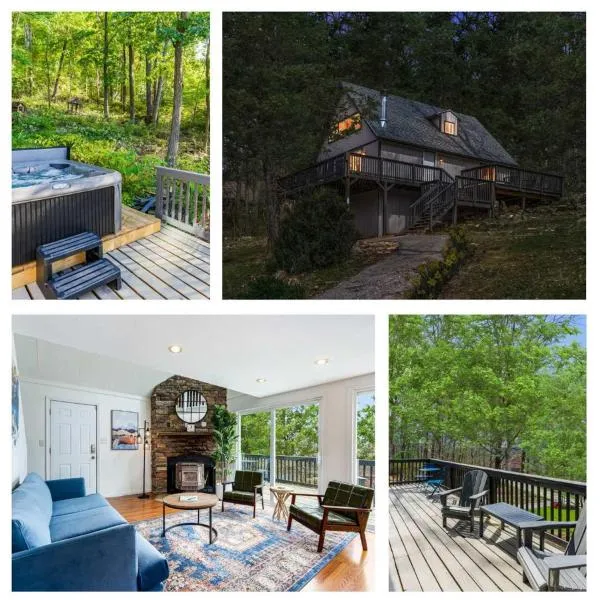 Hot Tub, Wraparound Deck, & WiFi at Chalet Cabin, hotel in Inwood