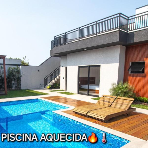 Palmeiras-Izi c/piscina aquecida vista para o mar