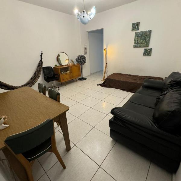 Apartamento de frente para o mar em Santos