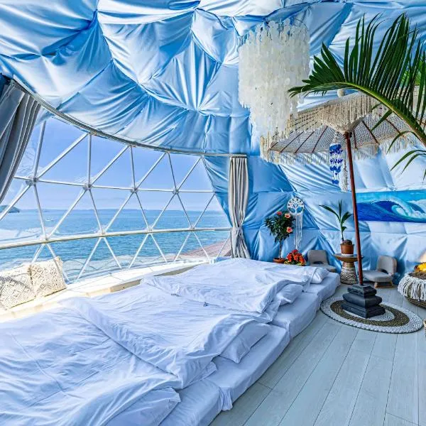 ITOSHIMA SDGs Village Chikyu MIRAI -海の大パノラマ-全室オーシャンビューのドームテント, hotel in Itoshima