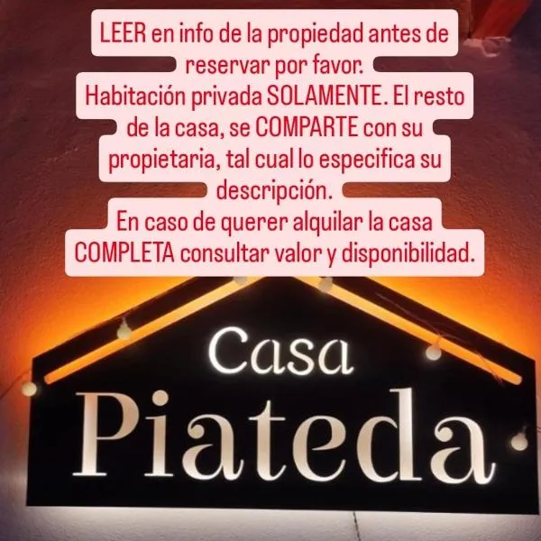 Habitación privada Piateda, hotel in Tandil