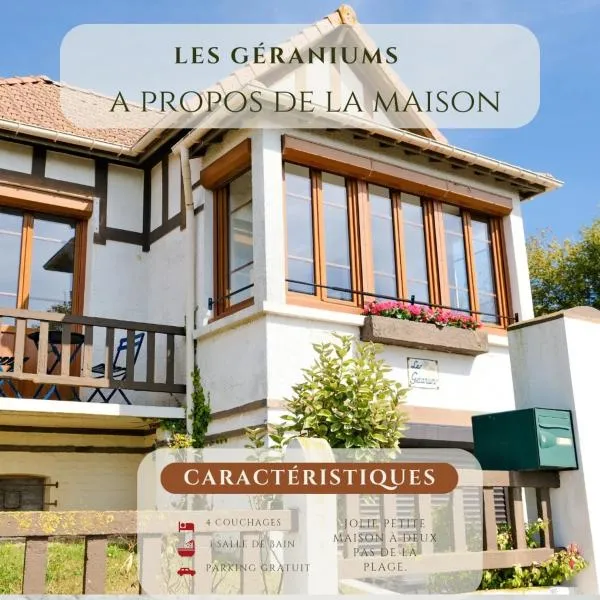 Les Géraniums vue mer - 4 personnes, hotel i Criel-sur-Mer