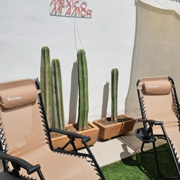 Terraza y Fire pit con vista increíble, hotel em Chihuahua