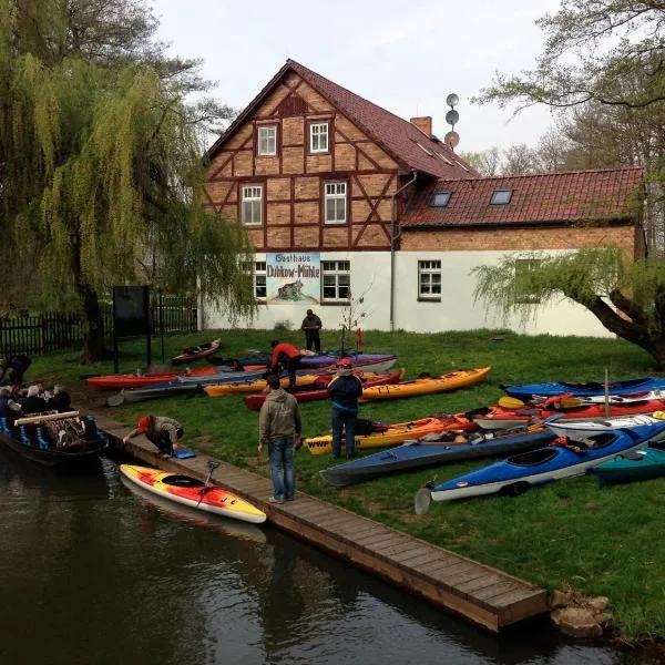 Gasthaus Dubkow Mühle, hotel v destinaci Leipe