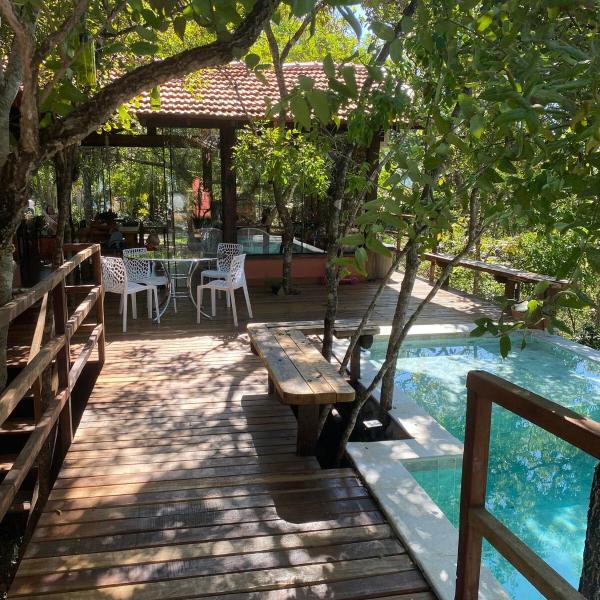 Casa árvore -Piscina borda infinita e 3 suítes - Foto 4