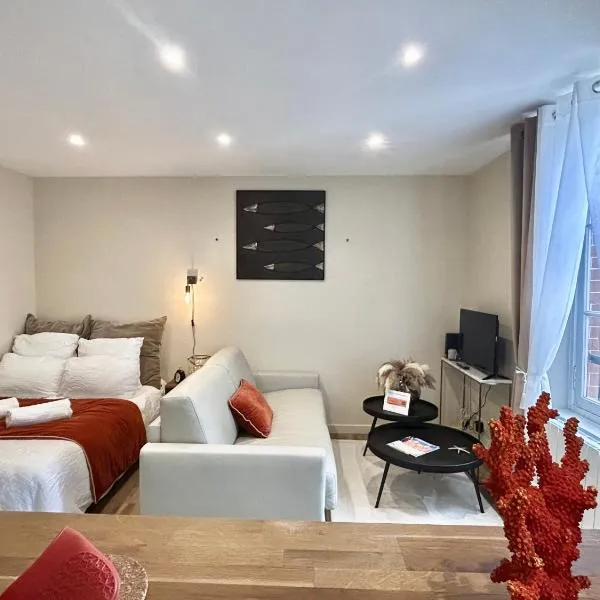 Le Studio, parking & accès Plage !, hotel v destinaci Trouville-sur-Mer