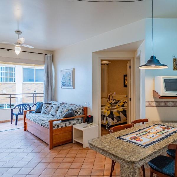 C125 Charmoso apartamento pé na areia de 1 quarto - Foto 5