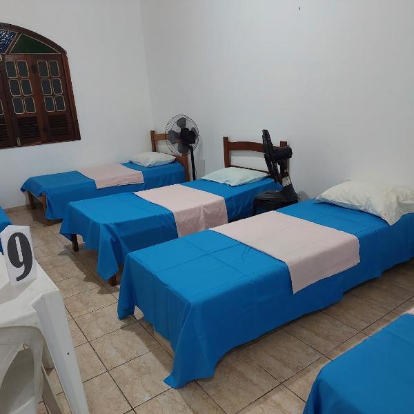 Chácara com experiência em receber retiros e caravanas temos mas 60 camas fone para contato
