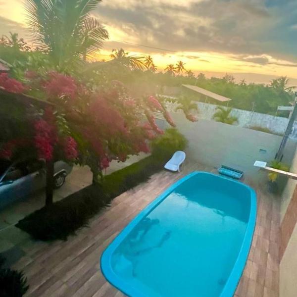 Casa com piscina e vista incrível em Carapibus perfeita para família e grupos